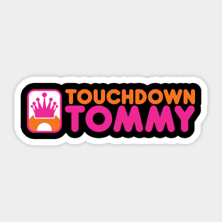 Touchdown Tommy Sticker